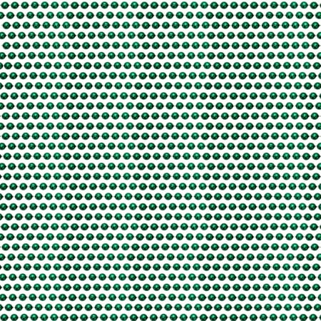 48" 8mm Round Metallic Green Mardi Gras Beads