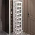 thumbnail image 3 of Bamboo Shoe Rack - Vertical Shoe Rack for Small Spaces, Tall Narrow Shoe Rack Organizer for Closet Entryway Corner Garage and Bedroom,Skinny Shoe Shelf Free Stackable DIY - Space Saving Storage, 3 of 7