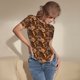 thumbnail image 3 of Fotbe Beautiful Ethnic African Women Body de Mujer con Cuello Redondo y Mangas Cortas, Sin Mangas Ajustado, Suave, Cómodo y Básico-Medium, 3 of 7