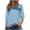 Blue, variant on My Item Beifu Boho Tops For Women Cotton Womens Tops Long Sleeve Casual Women Blouses Cotton Shirts For Women Graphic Tees Plus Size Fall Outfits For Women 2025
