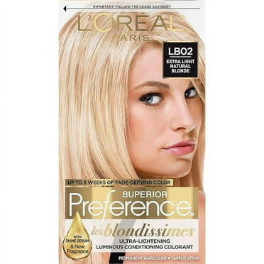 L'Oreal Paris Superior Preference LB02 Extra Light Natural Blonde Permanent Hair Color - 1.0 ct