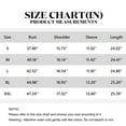 thumbnail image 3 of GXIPO Button Down Shirt Women Cotton Short Sleeve Blouses Crew Neck Collared Button Up Summer Beach Tops Blue L, 3 of 6