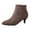 Grey, variant on Women's Frosted Short Boots With Thin Heels And Pointed Toes