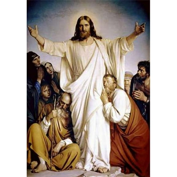Christ The Consoler Poster Print by Carl Bloch, 10 x 14 - Small