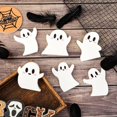 thumbnail image 3 of Decoraciones de Halloween xinyu 3 piezas de fantasmas para interiores letrero de mesa con bandeja de madera, 3 of 7