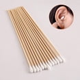 thumbnail image 3 of HLONK 100/200Pcs 6 Inch Long Wooden Handle Cotton Swabs Cleaning Sticks Applicator, 3 of 14