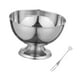 thumbnail image 5 of Taza de heladería Taza de bocadillos portátil de acero inoxidable tazón de postre taza de postre para graduaciones en casa Aniversarios ensalada de M plata, 5 of 8