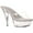 Clear, variant on Womens Ellie Shoes E-609-Harmony 6" Heel W/ Rhinestones On Platform. 10 / Clear