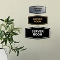 thumbnail image 4 of Signs ByLITA Fancy Server Room Sign (Brushed Silver) - Medium, 4 of 5