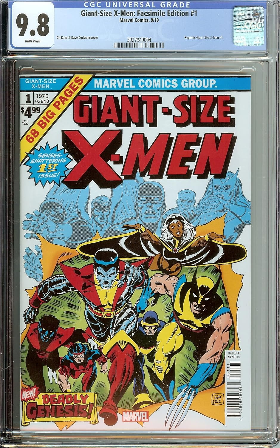 Giant Size X-Men #1 Facsimile Reprint Edition CGC 9.8