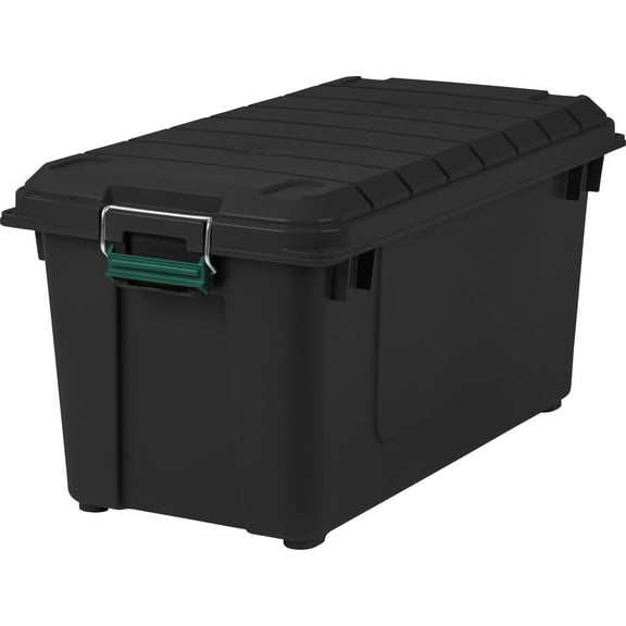 Remington® 22 Gal. Plastic Storage Bins with Lids, Latching Totes, Heavy Duty Containers