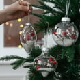 thumbnail image 3 of Ball Decoration Decorative Festive DIY Decorations Plastic Creative Christmas Clear Ball for Christmas Style A One Size, 3 of 13