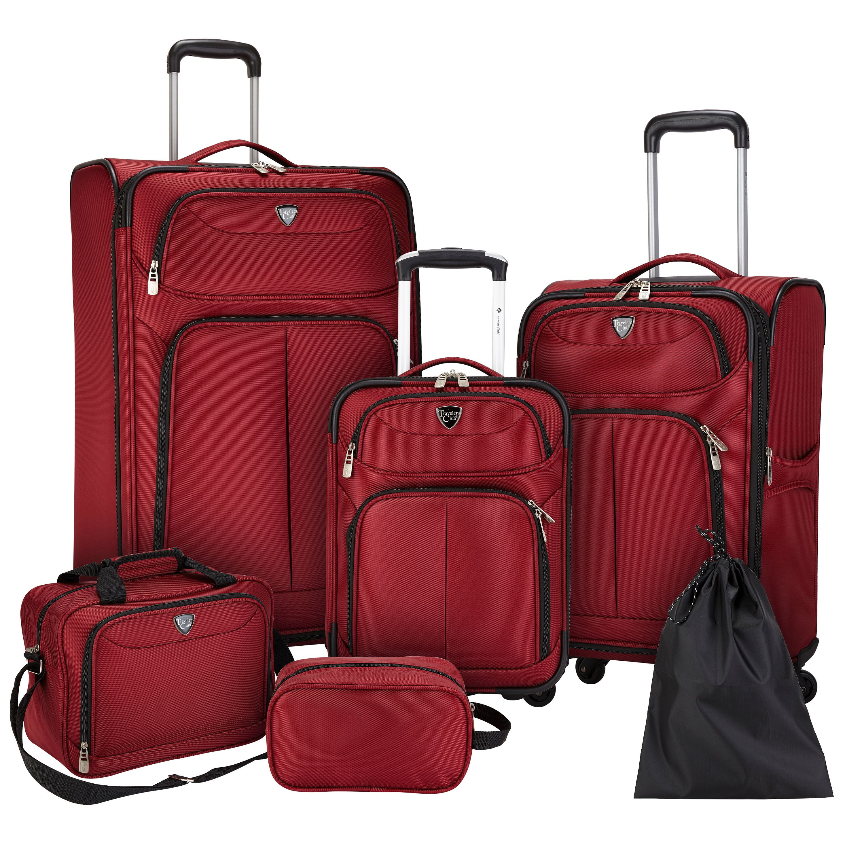 Travelers Club 6 pc.ballistic softside luggage set
