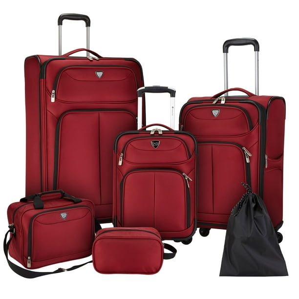 Travelers Club Travelers Club 6 pc.ballistic softside luggage set