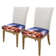thumbnail image 2 of Uemuo Lantern On Snow With Christmas Pattern Waterproof Square Couch Cushion Covers, Magic Sofa Covers Washable, Stretch Sofa Seat Cushion Slipcovers, 2 of 9