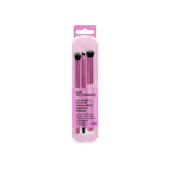 Trio De Pinceaux 'Ombrage + Estompeur' Pour Yeux Real Techniques 3 pc