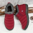thumbnail image 3 of Mepaouo Bottes de Neige pour Femmes Imperméables Bottillons d'Hiver Confortables pour l'Extérieur à Enfiler Chaussures de Marche, 3 of 7