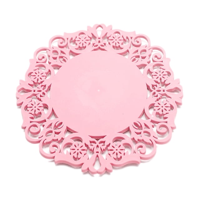 facefd Cup Bowl Mat Table Non-Slip Potholder Tableware Pad Silicone Tableware Pad