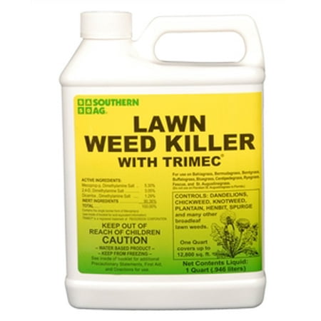 Lawn Weed Killer 2,4-D Trimec - 1 Quart (Best Grass Seed And Weed Killer)