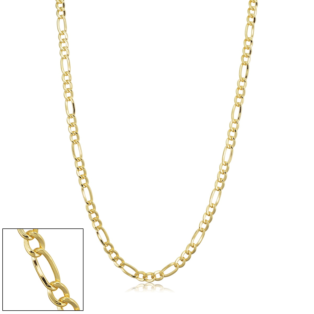 Figaro Chain Necklace, 20 Inches 