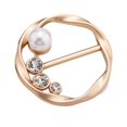 thumbnail image 4 of ZYHARUKO Fashion T-shirt Hem Knotted Brooch Pin for Women Shawl Clip Ring Corner Waist Knotted Clasp for Shirt Silk-scarf Decor, 4 of 19