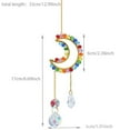 thumbnail image 3 of Home Decor QTOCIO Wind Chimes Crystals Hanging for Window Garden Suncatchers Crystal Prisms Boho Wind Chimes, 3 of 6