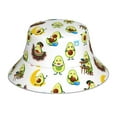 thumbnail image 1 of Fotbe Funny Avocado In Mexican Clothes Sombrero Tipo Pescador con Estampado – Sombrero de Sol de Algodón de Moda para Playa, Golf, Pesca, 1 of 6