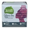 Seventh Generation Ultra Thin Pads with Wings Super Long Absorbency Chlorine Free Pads 16 count
