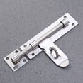 thumbnail image 2 of 2pcs 8inches Durable Stainless Steel Door Lock Buckle Lock Bolt Lock for Door and Window Sliding Lock, 2 of 8