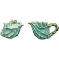 thumbnail image 2 of Blue Sky Ceramics Sky Ceramic Shell Figural Sugar Bowl Blue, Multi, 14885, 2 of 2