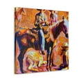 thumbnail image 2 of Saddle in Impressionism - Canvas, 2 of 10