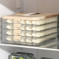 thumbnail image 2 of SDFGTstore Dumpling Storage Box with Lid Practical Food Organization Container Kitchenwares, 2 of 9