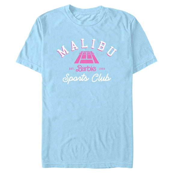 Mens Barbie Malibu Sports Club Logo T Shirt