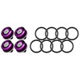 thumbnail image 1 of Rolling Gears JDM Bumper Quick Release Front Rear Bumper Fasteners, 4 Piece (Purple), 8 x O-Ring, 1 of 4
