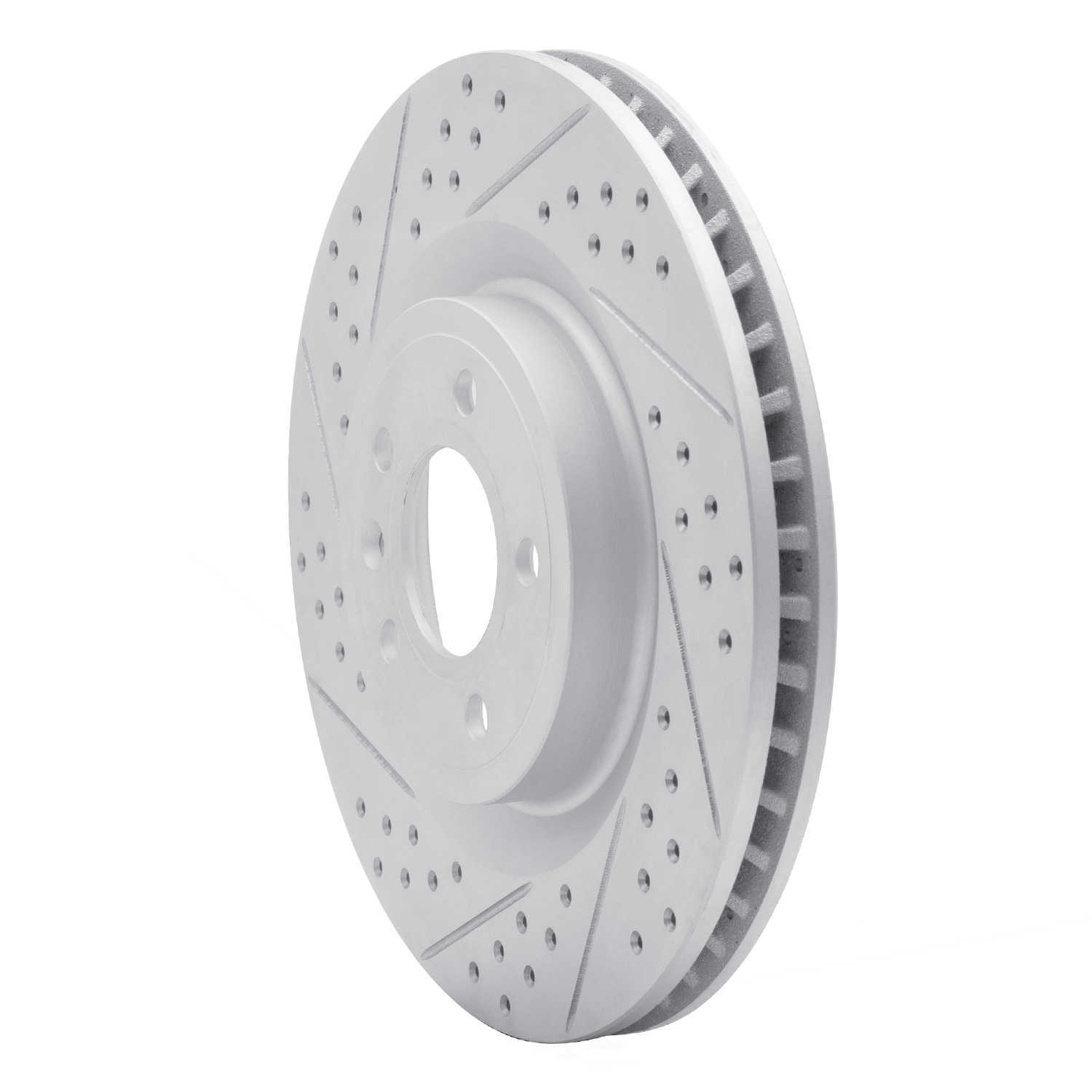Dynamic Friction Company 830-54065L DFC Geoperformance Rotor - Drilled and Slotted