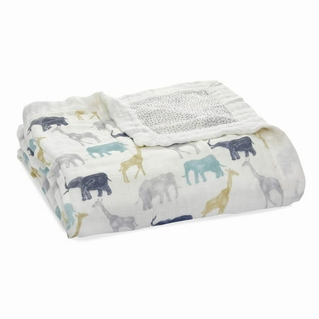aden + anais Silky Soft Dream Blanket | 100% Viscose Bamboo Muslin Baby Blankets for Girls & Boys | Ideal Newborn Nursery & Crib Blanket. Unisex Toddler & Infant