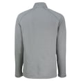 thumbnail image 3 of Men's Cutter & Buck Heather Gray San Francisco Giants Peshastin Eco Fleece Recycled Raglan Quarter-Zip Top, 3 of 3