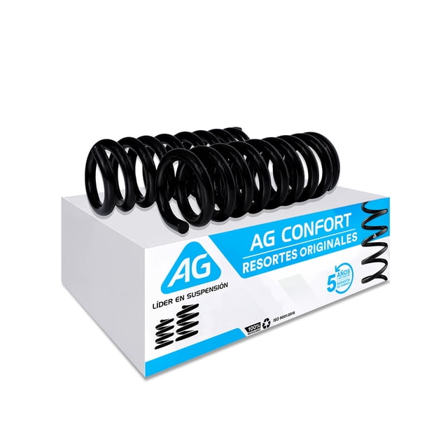 Resortes AG para Auto Delanteros para Dodge Ram 3500 HD 1970 a 1978 2 Piezas Nuevos