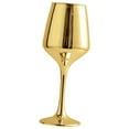 thumbnail image 2 of Wine Glass Vase Tabletop Vase Decorative Flower Arrangement Creative Flower Vase Gold, 2 of 9