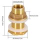 thumbnail image 2 of 2 uds arandelas de agua 4,2 cm 1/2 conector de agua de latón para grifo/grifo de barril/tanques de agua de lluvia, 2 of 5