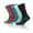Multicolor, variant on GoWith Bamboo Novelty Dress Socks For Men | Colorful Seamless Crew Socks | 5 Pairs | Model: 3562