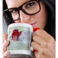 thumbnail image 2 of 3drose, Fish Ryukin Goldfish, 15oz Two-tone Red Mug, 2 of 6