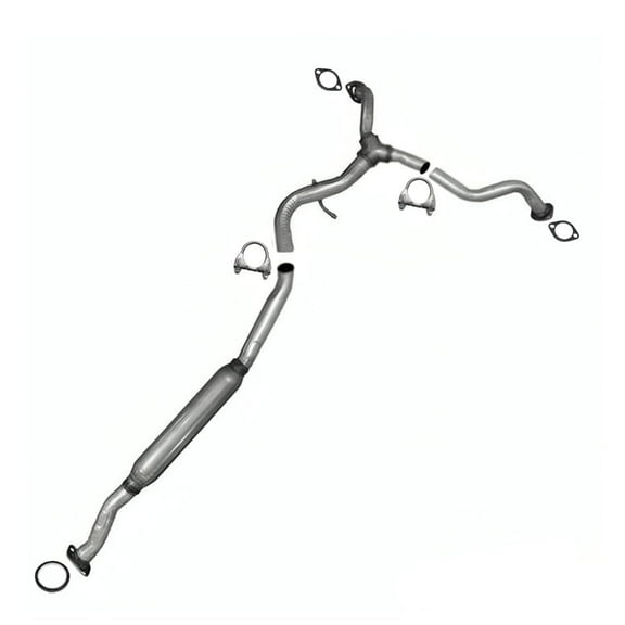 Stainless Steel Exhaust Resonator Pipe For 2005-2009 Subaru Outback 3.0L - Direct Fit