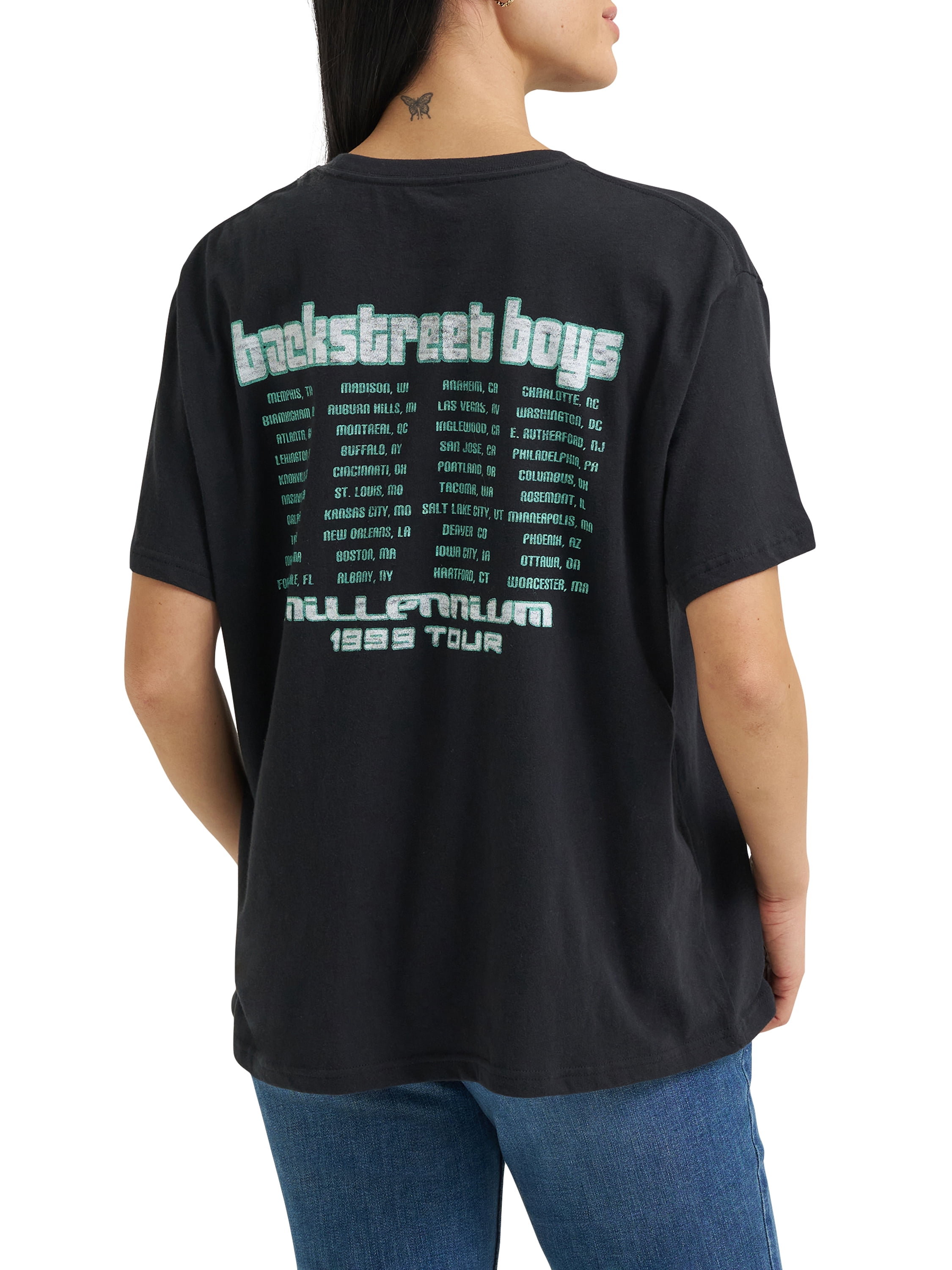 Lee® Women's Short Sleeve Backstreet Boys Graphic Band Tee