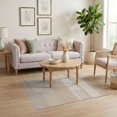 thumbnail image 3 of ODIKA 4'x6' Beige Plaster Geometric Modern Artistry Washable Area Rug Abstract Shapes with Contemporary Flair Pet Friendly, Non-Shedding for Bedroom, Reading Nook, 3 of 7