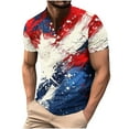 thumbnail image 2 of Wavsuf Mens Shirts Short Sleeve Button Down Summer Crew Neck Multicolor T-Shirts Size 2XL, 2 of 5