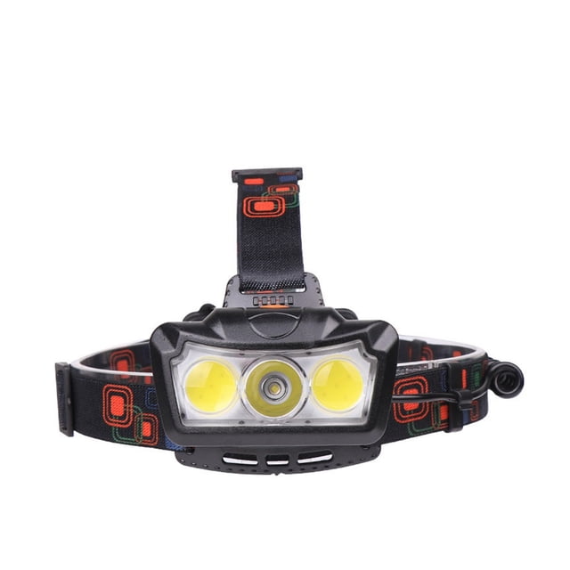 Soidarity Ajustable impermeable alto brillo Camping senderismo viaje faro pesca Jogging cabeza linterna faro accesorio de iluminación carpas Soidarity OD029291-00B