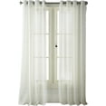 thumbnail image 2 of Lanco White Gold Curtain, Grommet Sheer Window Curtains for Bedroom, Living Room , 2 Panels, 52Wx95L, 2 of 5