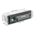 thumbnail image 3 of JIAHAOO Car Stereo Single Din 7 Colour Button Lights For Car Modification Enthusiasts Vehicle Audio Replacement, 3 of 9