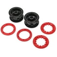 thumbnail image 4 of 2Pcs Wheel Rim Brushless Crawler Wheel Hub Red for Racing 10 7548 1 1/10 Desert SUV, 4 of 8
